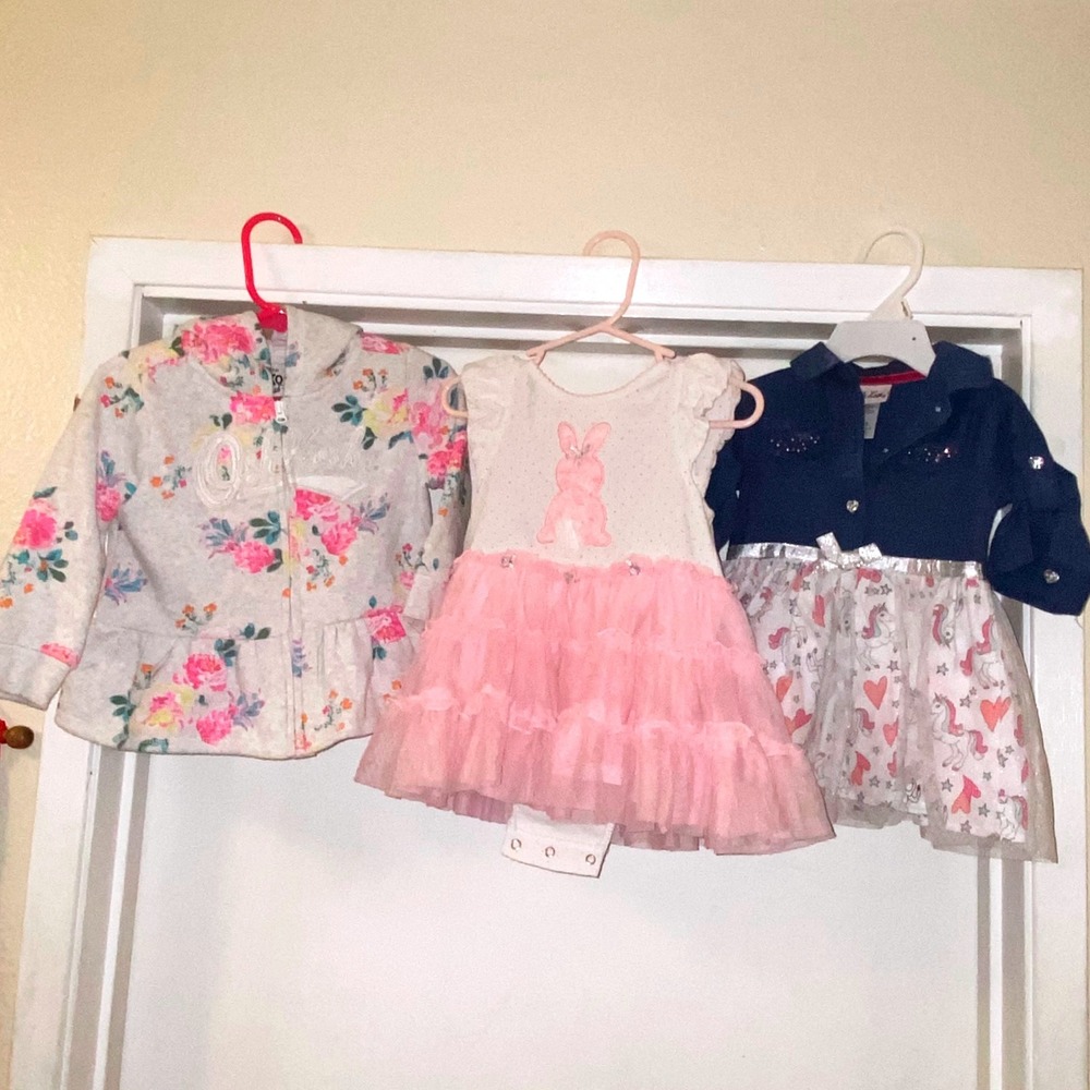 Baby Girls Easter Dress Bundle 9M-12M-18M